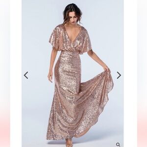 Watters Bridesmaids Elson Eclat Sequin NWT 10